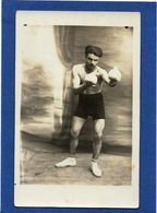 Delcampe - CP Boxe Boxeur Sport Non Circulé Carte Photo RPPC à Identifier - Boxsport