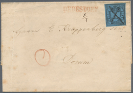 01213 Oldenburg - Marken Und Briefe: 1852, 1/30 Th., Schwarz A. Lebhaftgrauultramarin, Gute Type II, Allse - Oldenburg