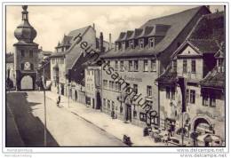 Delcampe - Saalfeld - Blankenburger Strasse Mit Loch - Gasthof Gambrinus - Foto-AK 1960 - Saalfeld