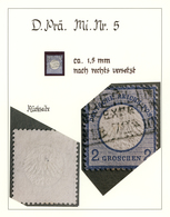 01256 Deutsches Reich - Brustschild: 1872/1875, BRUSTSCHILD-DOPPELPRÄGUNGEN, Die Größte Existierende Samml - Unused Stamps