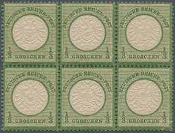 01261 Deutsches Reich - Brustschild: 1872, 1/3 Gr. Dunkelgrünlicholiv, Großer Schild Im Postfrischen Waage - Unused Stamps