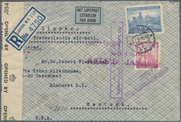 01387 Dt. Besetzung II WK - Böhmen Und Mähren: 1940, 1 K Magenta Und 10 K Ultramarin, Mischfrankatur Auf E - Bezetting 1938-45