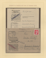 01416 KZ-Post: 1933/1945, DIE LANDROCK SAMMLUNG, Sehr Gehaltvolle Ausstellungs-Sammlung Mit über 200 Beleg - Cartas & Documentos