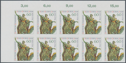 01429 Bundesrepublik Deutschland: 1992, Asam, Ungezähnter 10er Block (5x2) Sus Bogenecke Oben Links, Mit R - Otros & Sin Clasificación