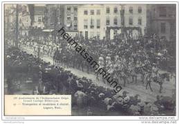 Delcampe - 75e Anniversaire De L'Indépendance Belge - Grande Cortège Historique - Trompettes Et Musiciens à Cheval - Feiern, Ereignisse