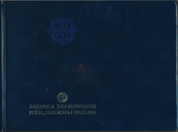 01524 Jugoslawien: 1980, Europa-Cept (Antique Coin/Tito), Presentation Book With Blue Hard Cover, Comprisi - Covers & Documents
