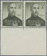 01692 Spanien: 1952, 400th Death Anniversary Of San Francisco Javier, 2pts. Greyish Green, Colour Variety, - Usados