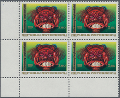 01858 Österreich: 1976, 2.50 Sch. "Kampf Dem Krebs" Mit Abart "Farbe Violettblau (Gesicht Im Krebsmaul) Fe - Unused Stamps