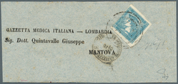 01907 Österreich - Lombardei Und Venetien - Stempel: "MANTOVA" (Lombardei-Venetien), Stummer Stempel, Type - Lombardije-Venetië