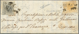 01911 Österreich - Lombardei Und Venetien - Stempel: 1850: RHO, Gut Lesbarer Schreibschriftstempel (Sasson - Lombardo-Vénétie