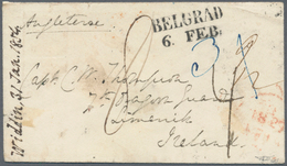 01919 Österreichische Post In Der Levante: 1854, Brief Nach Limerick, Irland, Privat Aus Widdin, Bulgarien - Oriente Austriaco