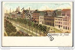 Delcampe - Hamburg - St. Pauli - Spielbudenplatz - Strassenbahn - Mitte