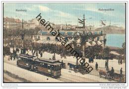 Delcampe - Hamburg - St. Pauli - Alsterpavillon - Strassenbahn - Mitte
