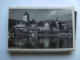 Delcampe - Zwitserland Schweiz Suisse  BE Spiez Mit Schloss Und See - Spiez