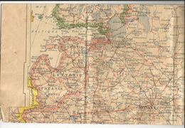 Russie Ukraine Et Caucase - Carte Geographique Girard Et Barrère Paris - Mers Baltique Noire Caspienne ... - Geographical Maps
