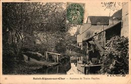 Delcampe - 41 - SAINT-AIGNAN-sur-CHER - Ruisseau De Traîne-Feuilles - Lavandière - Saint Aignan