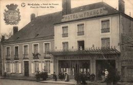 Delcampe - 72 - SAINT-CALAIS - Hôtel De France - Place De L'Hôtel De Ville - Saint Calais