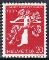 Schweiz Suisse 1939: RM MIT NUMMER O5035 LANDESAUSSTELLUNG Zu 230yR.01 Mi 346yR * MLH (Zu CHF 30.00 - 50%) - Francobolli In Bobina