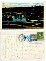 Delcampe - United States 1934 Postcard Reservoir Park - Fort Wayne, Indiana - Fort Wayne