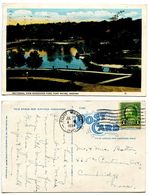 United States 1934 Postcard Reservoir Park - Fort Wayne, Indiana - Fort Wayne