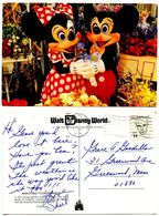 Delcampe - United States 1986 Postcard Walt Disney World - Minnie & Mickey Mouse - Disneyworld
