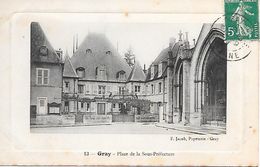 Delcampe - GRAY - ( 70 ) - Place De La Sous-Préfecture - Gray