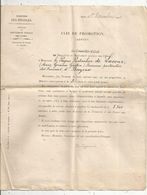 Delcampe - Avis De Promotion, Ministère Des Finances,1900, Promotion à La 2 E Classe, De Lacour , Bayeux , Frais Fr 1.85 E - Non Classificati