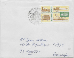 ESPERANTO - HONGRIE - 1966 - ENVELOPPE Avec OBLITERATION TEMPORAIRE - Storia Postale