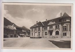 Delcampe - A452 - THONES - Place De La Poste Et Le Mont Lachat - Thônes