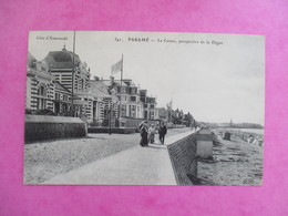 Delcampe - CPA 35 PARAME LE CASINO PERSPECTIVE DE LA DIGUE ANIMEE - Parame