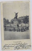 Delcampe - Herford Wittekind Brunnen    1903y. Krieger Denkmal     E414 - Herford