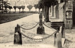 Delcampe - AVRANCHES LA PIERRE DE HENRI II - Avranches