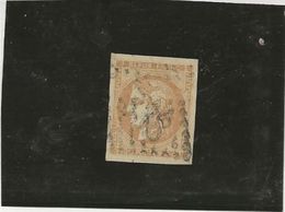 EMISSION DE BORDEAUX -N° 43 A OBLITERE -TTB -SIGNES BRUN ET CALVES - COTE : 90 € - 1870 Emissione Di Bordeaux