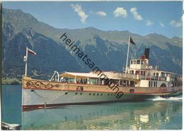 Delcampe - Brienzerseedampfschiff Lötschberg  - Fahrgastschiff- Verlag Gyger Adelboden - Adelboden