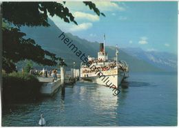 Delcampe - Bönigen Am Brienzersee - Dampfschiff Lötschberg - Verlag Photoglob AG Zürich - Brienz