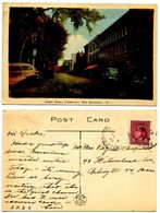 Canada 1945 Postcard Queen Street - Fredericton, New Brunswick - Fredericton