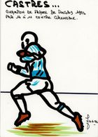 Delcampe - CPM Rugby 1993 Jihel Tirage Signé Numéroté En 12 Exemplaires Castres - Rugby