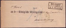 Pommern Germany Poland 1878, Letter From Belgard - Bialogard To Charlottenburg  W215. - ...-1860 Prephilately
