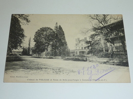 Delcampe - CHATEAU DE FRILEUSE ET ROUTE DE BRIIS-SOUS-FORGES à GOMETZ-LA-VILLE - 91 ESSONNE (AA) - Essonnes