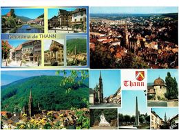 Delcampe - Lot 4 Cpm - 68 - Thann - Multivues Monument Tour - Thann