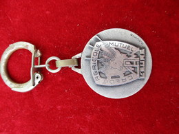 Porte-clés Publicitaire /Banque / Crédit Agricole De L'Eure /Bronze Nickelé/ AUGIS/ Années 60 -80    POC345 - Key-rings