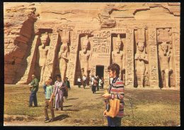 CPM Egypte ABU SEMBEL Le Temple - Tempels Van Aboe Simbel