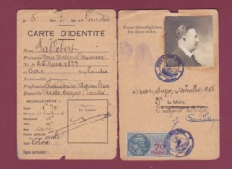 Delcampe - 170718  - 1952 CARTE IDENTITE OUSSE SUZAN - Timbre Fiscal 70 Francs - Altri & Non Classificati