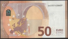 50 EURO ITALIA  SA  S017  Ch. "35"  - DRAGHI   UNC - 50 Euro