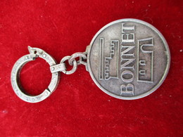 Porte-clés Publicitaire/Cuisine Et Froid/BONNET/Bronze Léger Estampé/Courtois/Années 60-80  POC352 - Key-rings