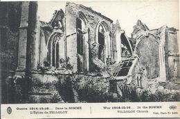 Delcampe - SOMME - 80 -TILLOLOY Près De Roye - Guerre 14 - Eglise - Roye