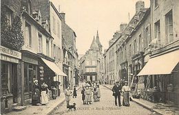 Delcampe - D-18-868 : VALOGNES. RUE DE L'OFFICIALITE - Valognes