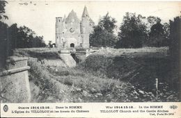 Delcampe - SOMME - 80 -TILLOLOY Près De Roye - Guerre 14 - L'église Et Les Fossés - Roye