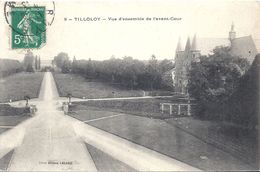 Delcampe - SOMME - 80 -TILLOLOY Près De Roye - Vue D'ensemble De L'avant Cour - Roye