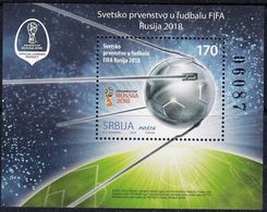 Serbia 2018 Football World Cup FIFA In Russia SS MNH - 2018 – Russland